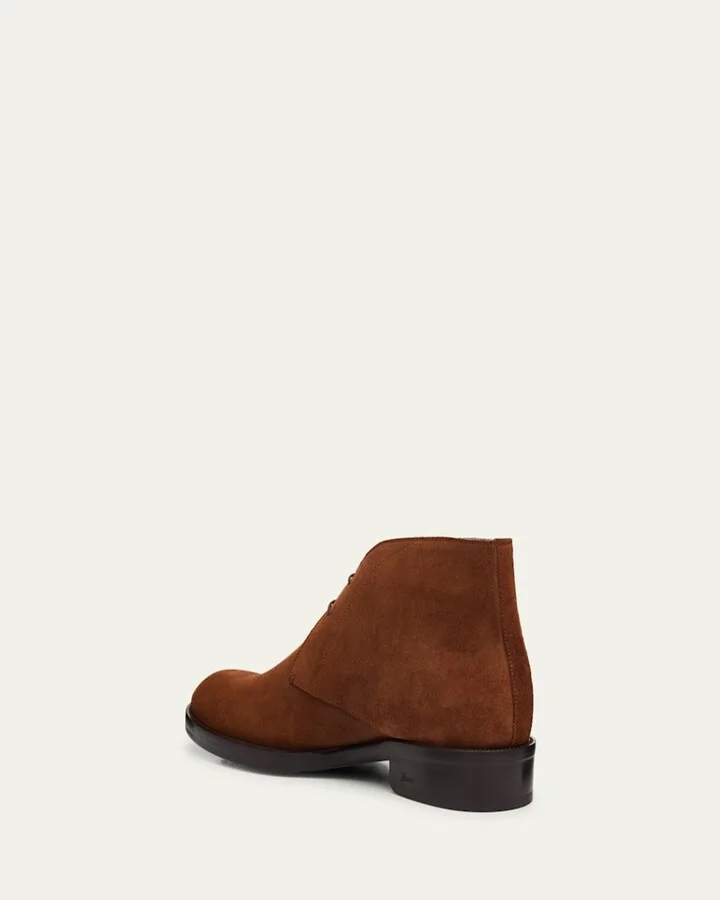 Men's Milano Suede Rubber-Sole Chukka Boots - Image 4