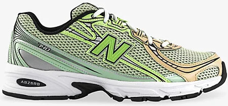 Mens Mint Flash 740 V2 Mesh Low-Top Trainers 9.5