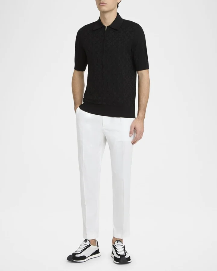 Men's Mixed-Material DG Cushion Sneakers - Image 3
