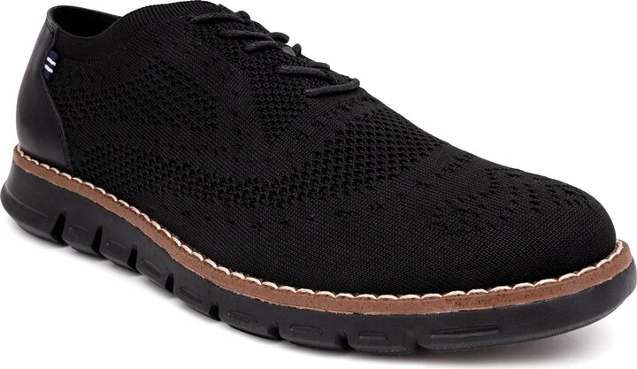 Mens Mixed Media Lace-Up Shoe