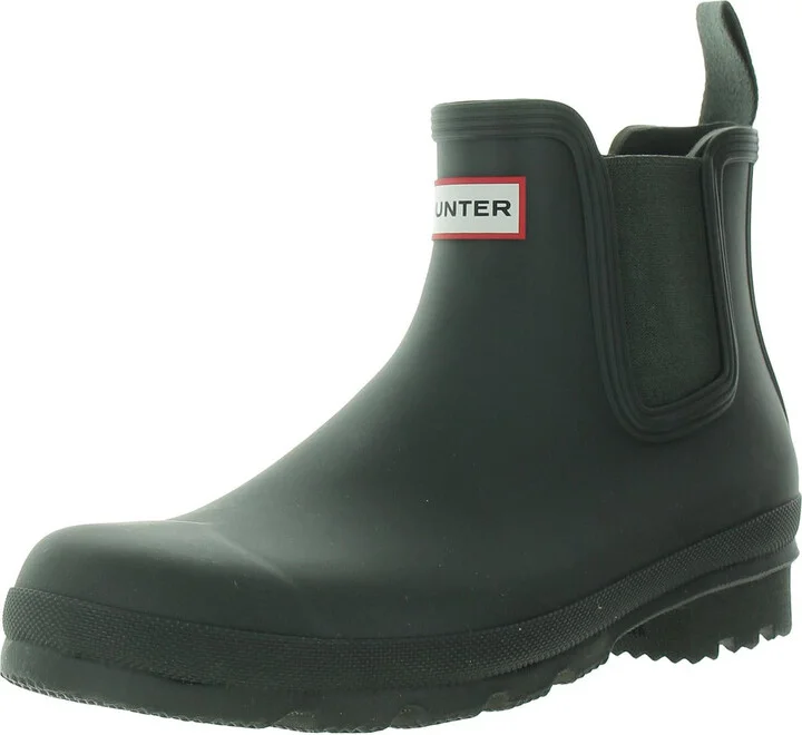 Mens Mixed Media Man Made Chelsea Boots