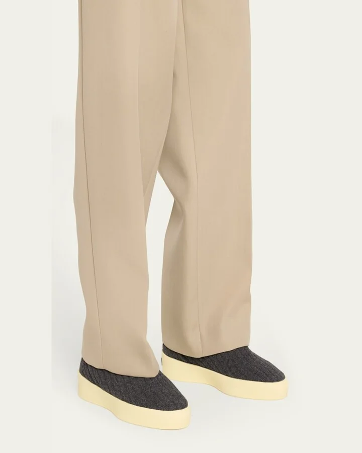 Men's Moc Knit High Boots - Image 4