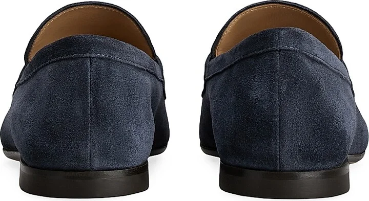 Men's Moc-Style Suede Loafers - Night - Size 8 - Image 3