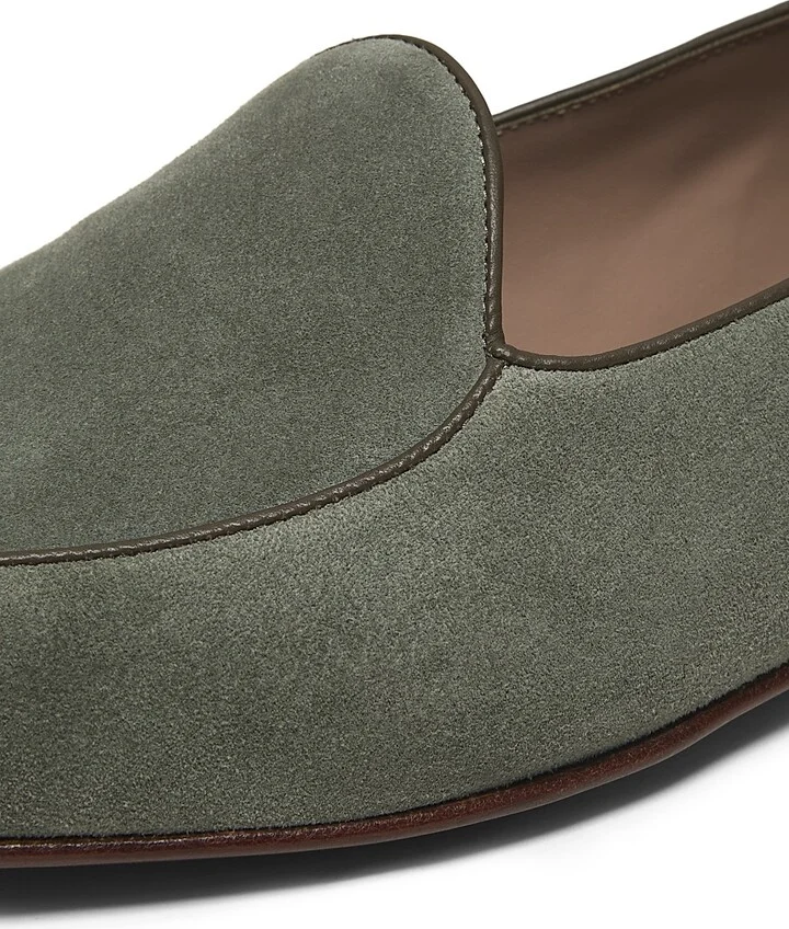 Men's Modena Suede Loafers - Green - Size 9 - Image 5