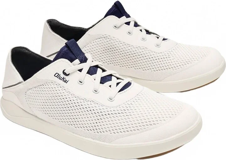 Men's Moku Pae Boat Shoes In Bright White/pacifica