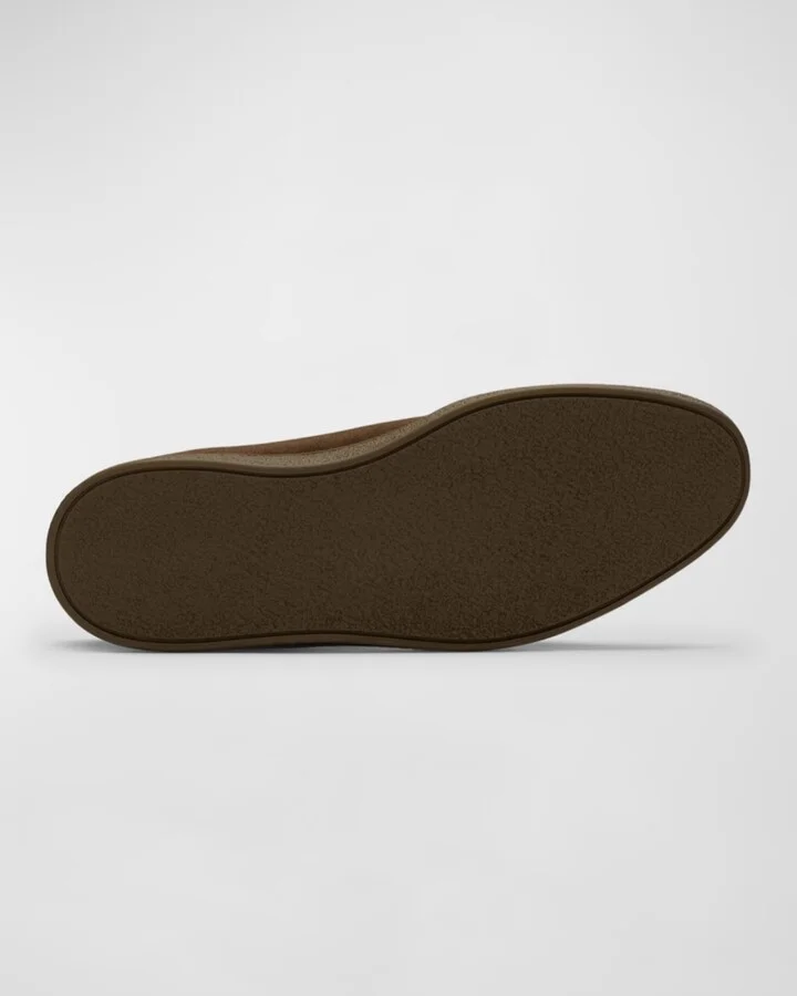 Men's Molton Suede Low-Top Sneakers - Image 2