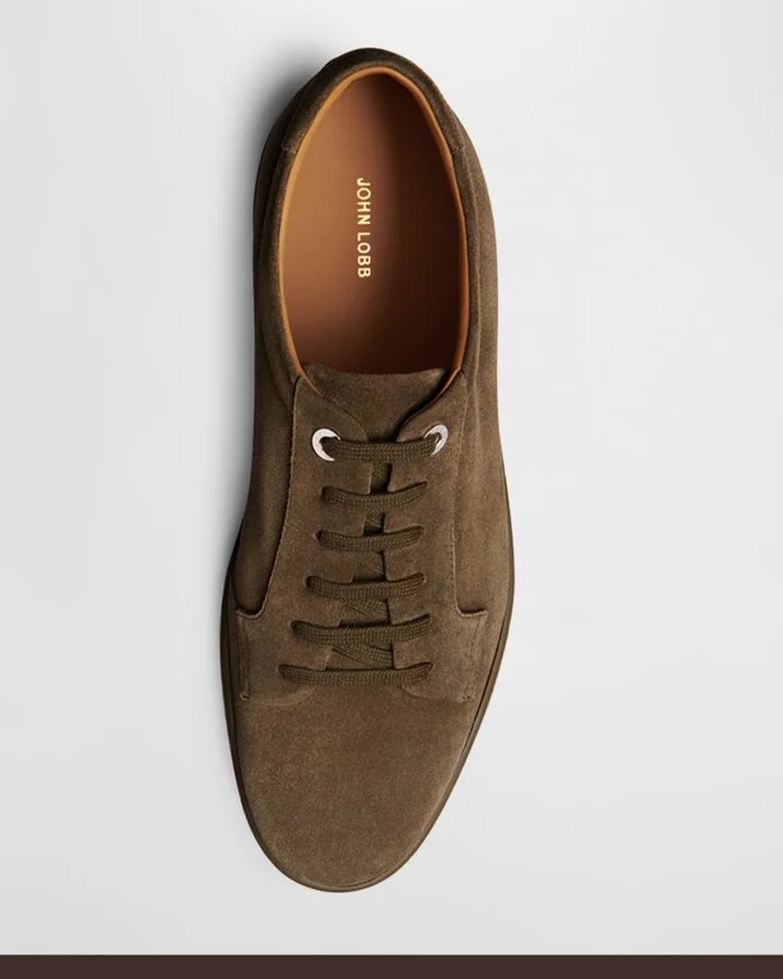 Men's Molton Suede Low-Top Sneakers - Image 3