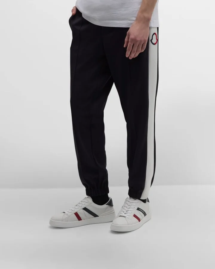 Men's Monaco M Leather Low-Top Sneakers - Image 2