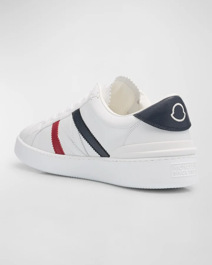 Men's Monaco M Leather Low-Top Sneakers - Image 5