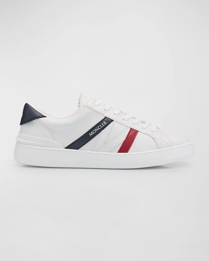 Men's Monaco M Leather Low-Top Sneakers