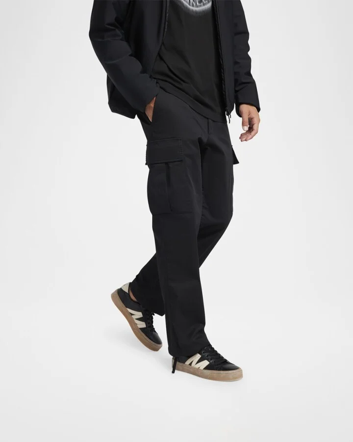 Men's Monaco2 Leather and Nubuck Low-Top Sneakers - Image 2