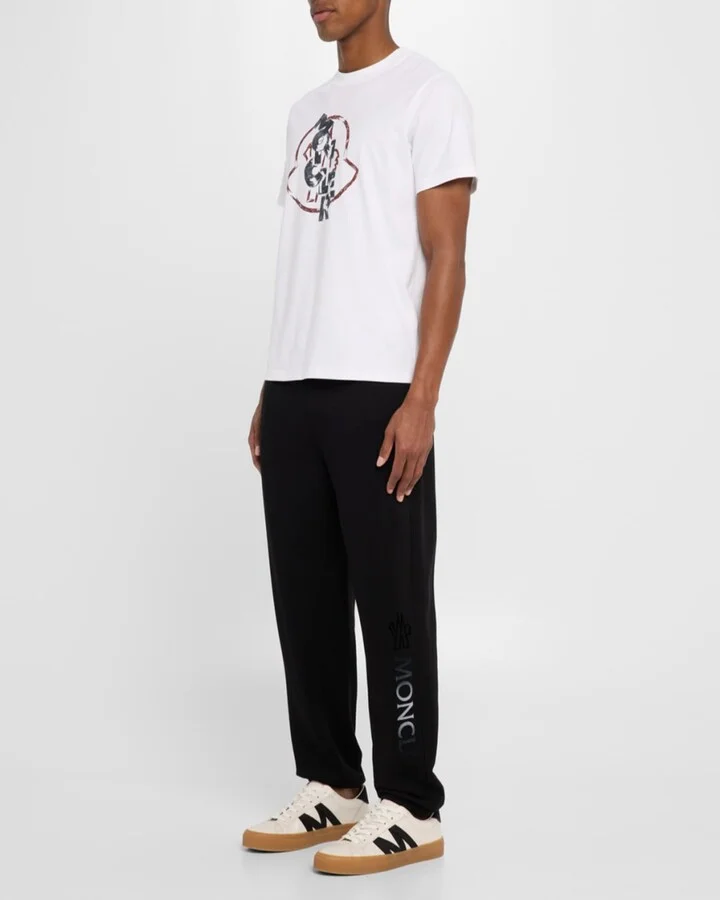 Men's Monaco2 Leather and Nubuck Low-Top Sneakers - Image 6