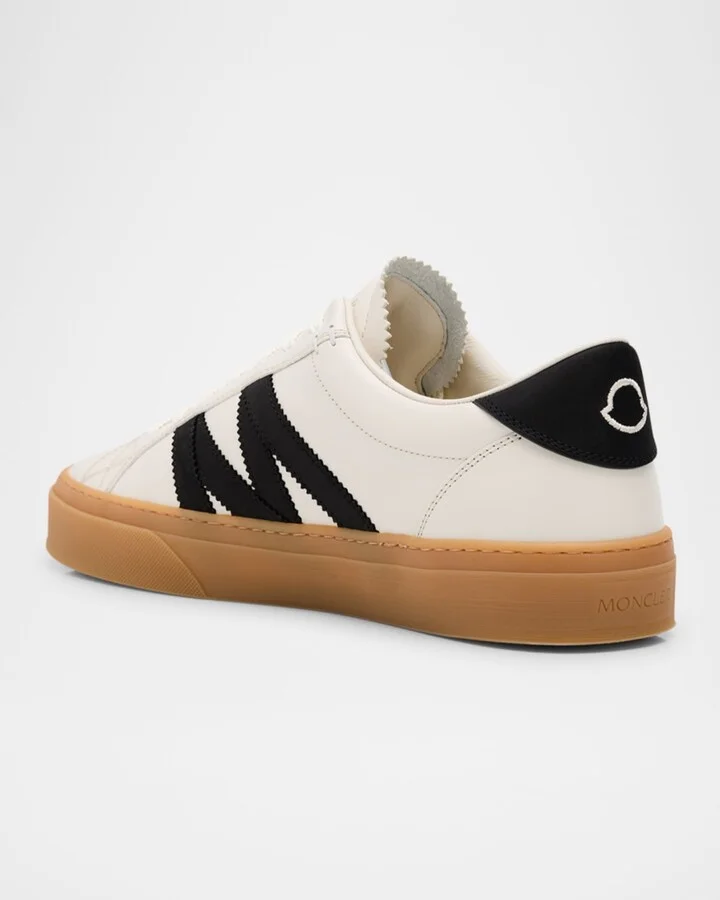 Men's Monaco2 Leather and Nubuck Low-Top Sneakers - Image 8