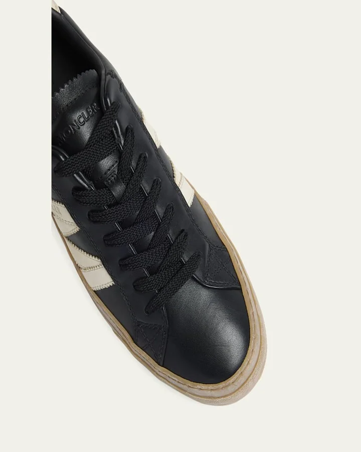 Men's Monaco2 Leather and Nubuck Low-Top Sneakers - Image 7