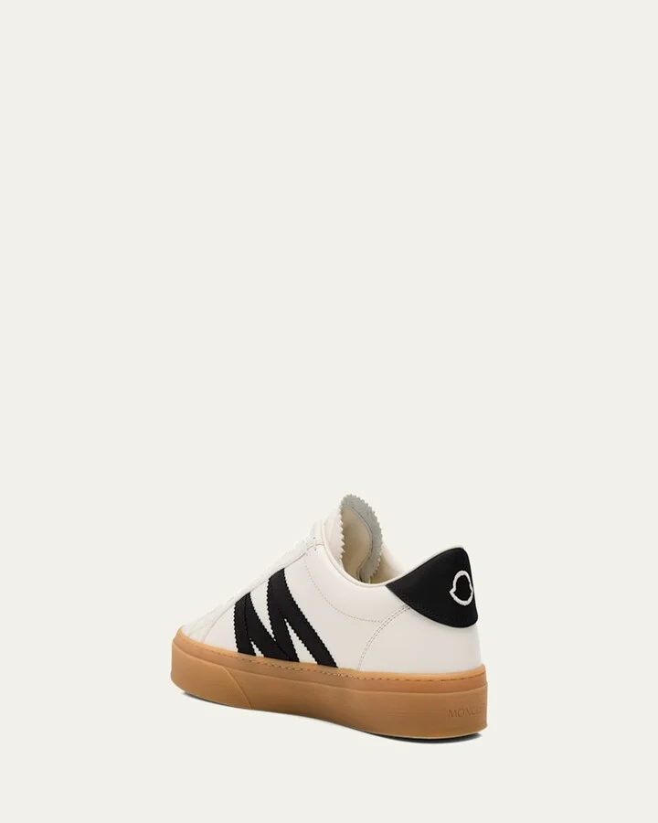 Men's Monaco2 Leather and Nubuck Low-Top Sneakers - Image 9