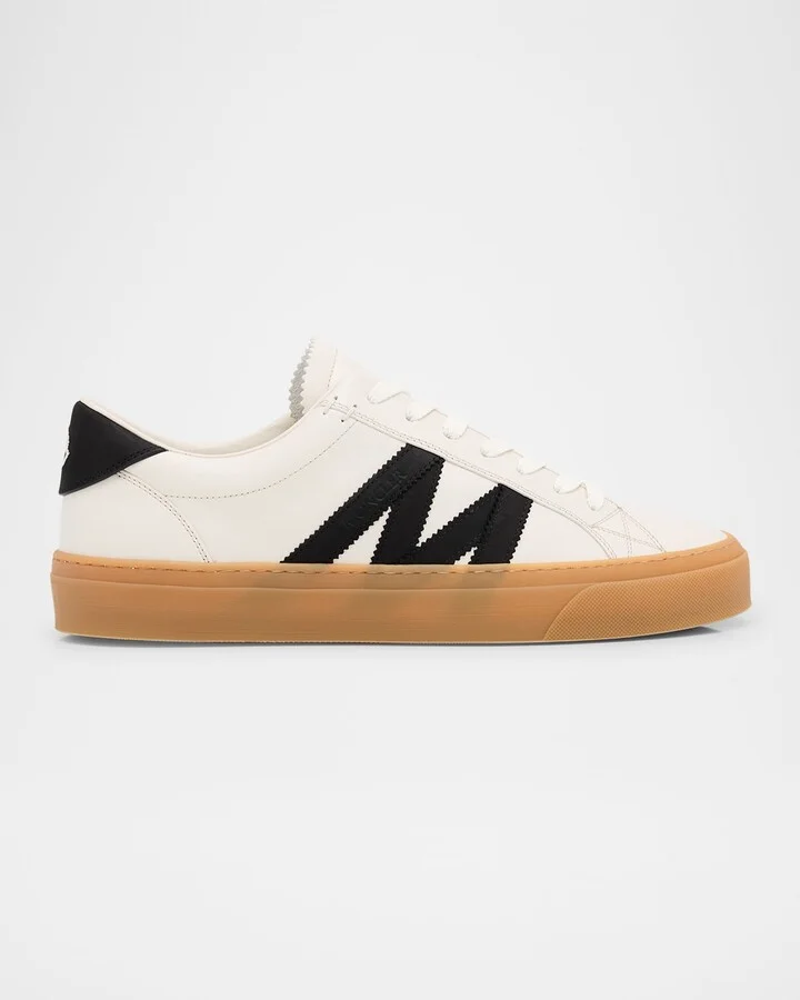 Men's Monaco2 Leather and Nubuck Low-Top Sneakers