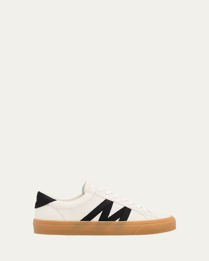 Men's Monaco2 Leather and Nubuck Low-Top Sneakers