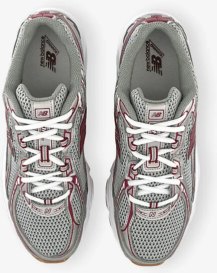 Mens Monarch Burgundy 740 V2 Mesh Low-Top Trainers 10 - Image 2