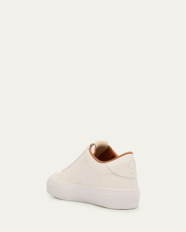 Men's Monclub Calfskin Low-Top Sneakers - Image 3