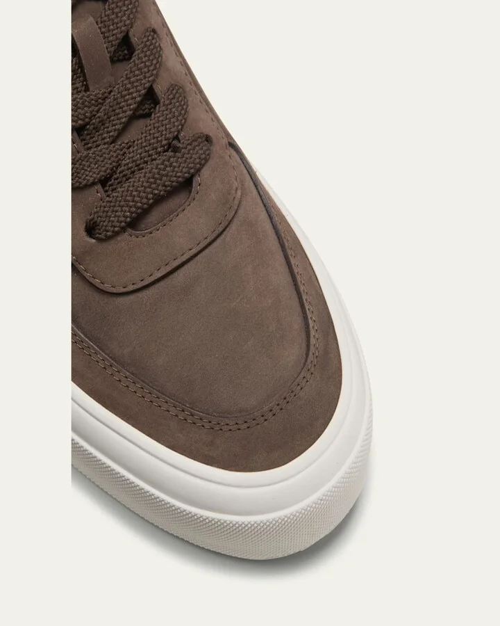 Men's Monclub Nubuck Low-Top Sneakers - Image 8
