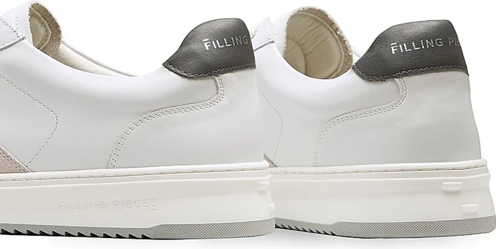 Men's Mondo Squash Tag Low-Top Sneakers - White Grey - Size 7 - Image 6