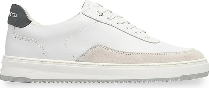 Men's Mondo Squash Tag Low-Top Sneakers - White Grey - Size 7