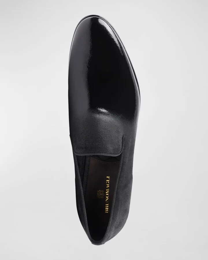 Men's Monet Patent Ombre Smoking Slippers - Image 3