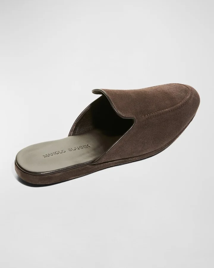 Men's Montague Suede Mules - Image 3