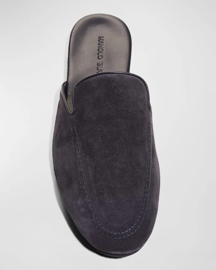 Men's Montague Suede Mules - Image 4