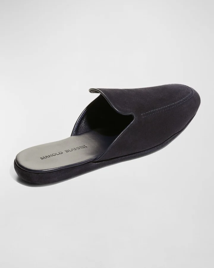 Men's Montague Suede Mules - Image 5