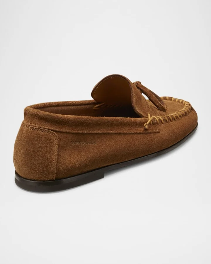 Men's Montauk Suede Moccasin Loafers - Image 2