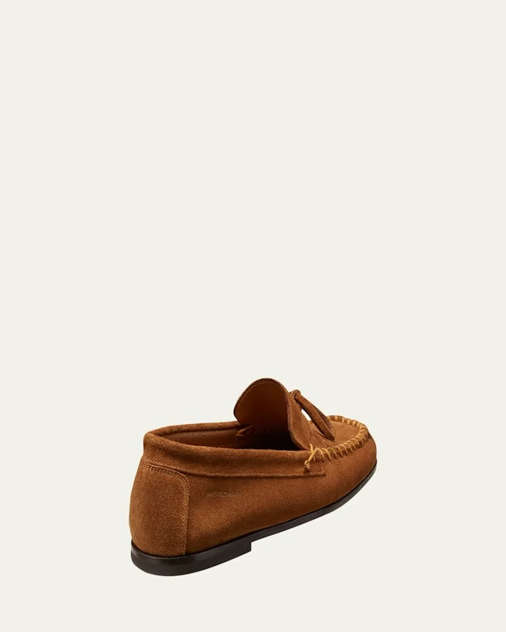 Men's Montauk Suede Moccasin Loafers - Image 3