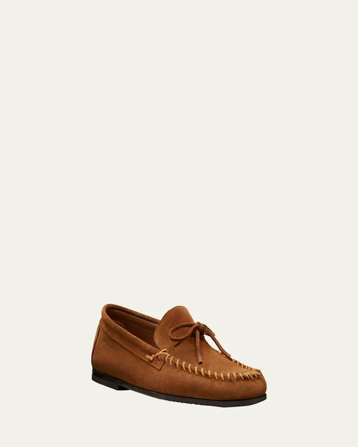Men's Montauk Suede Moccasin Loafers - Image 5