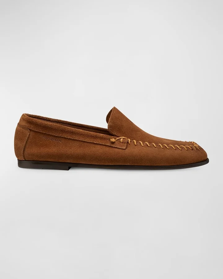 Men's Montauk Suede Venetian Moccasins