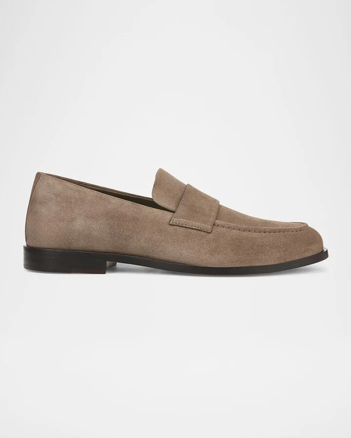 Men's Montebello Suede Penny Loafers