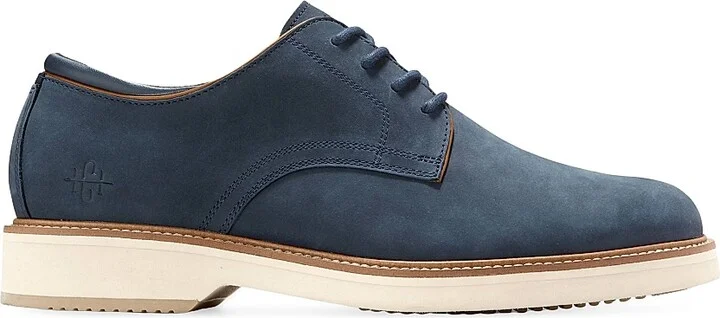 Men's Montrose Leather Oxfords - Navy Blazer Angora - Size 8