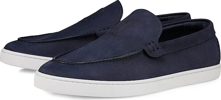 Men's Moonboat Leather Loafers - Zaffiro - Size 14.5 - Image 2