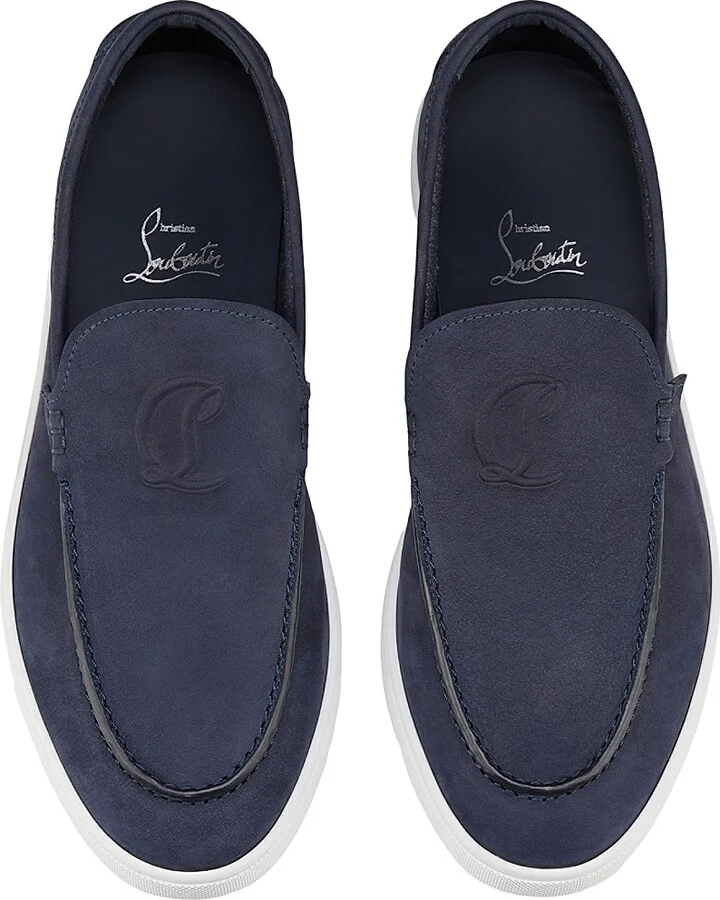 Men's Moonboat Leather Loafers - Zaffiro - Size 14.5 - Image 4