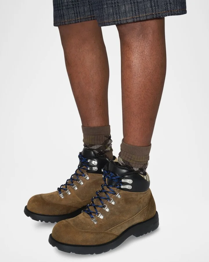 Men's Moor Suede Lace-Up Boots - Image 9