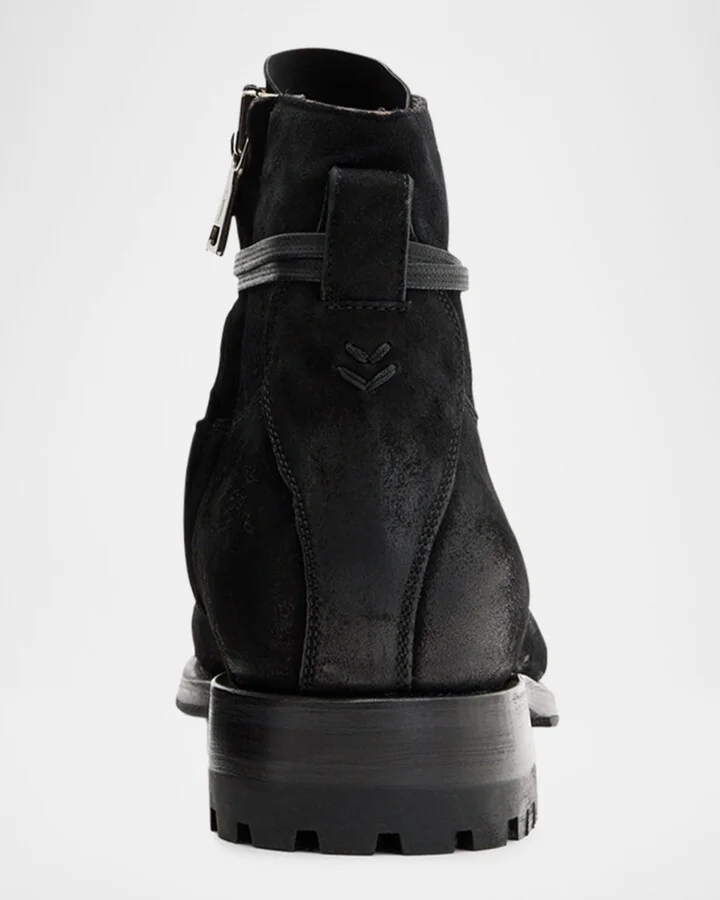 Men's Moto Suede Work Boots - Image 3
