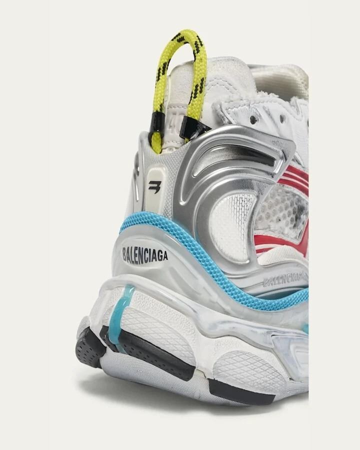 Men's Multicolor Mesh Runner Sneakers - Image 2