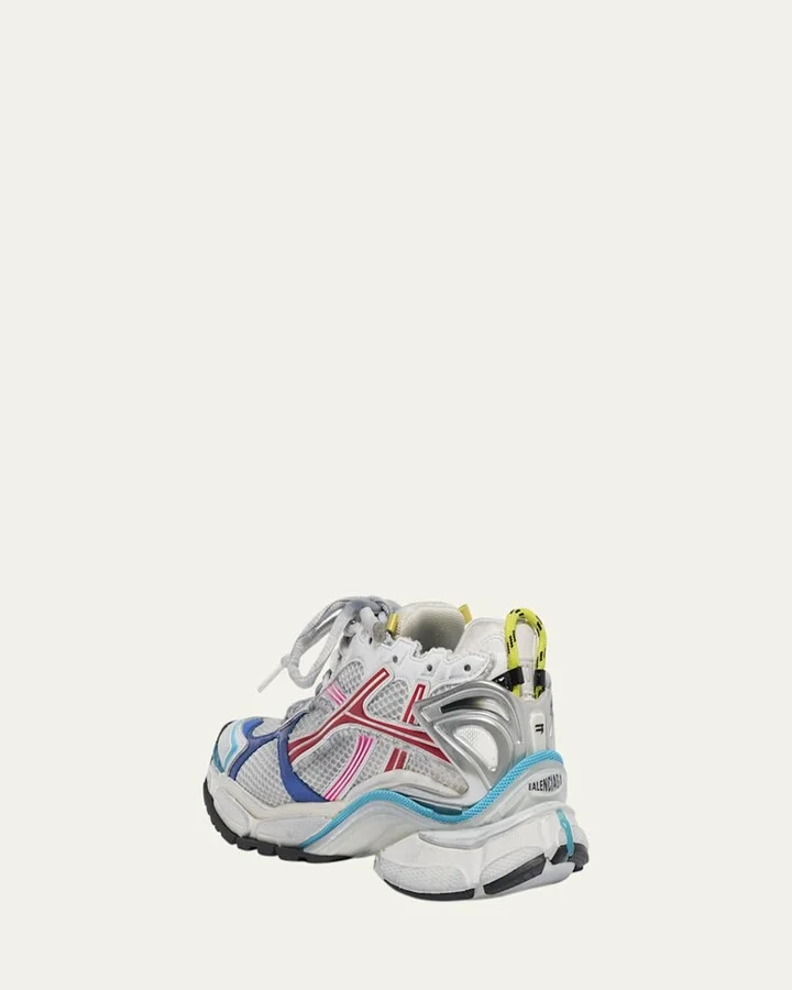 Men's Multicolor Mesh Runner Sneakers - Image 3