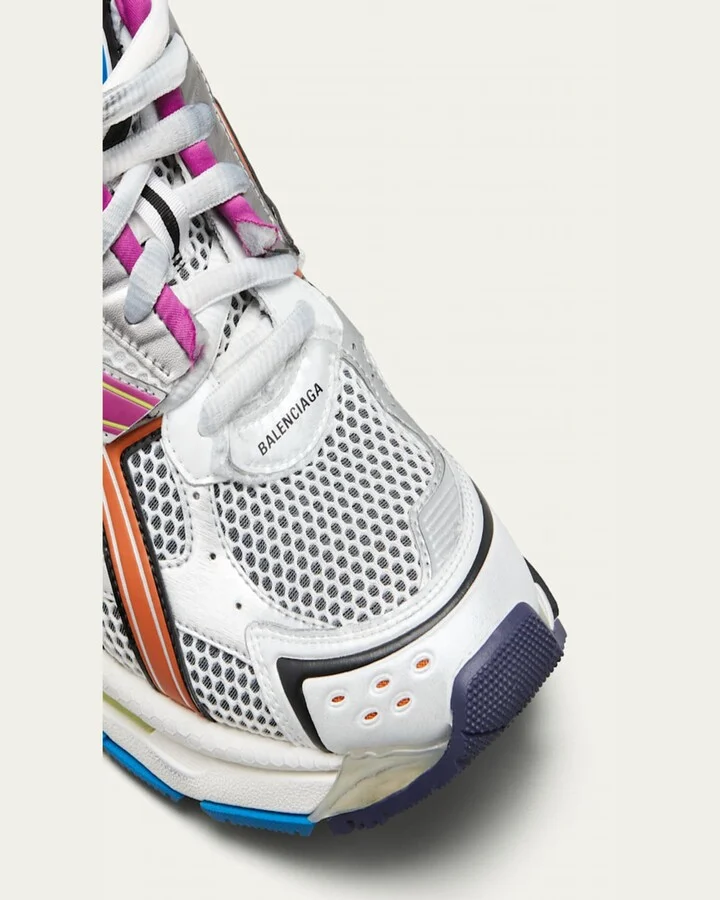 Men's Multicolor Mesh Runner Sneakers - Image 5