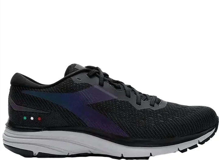 Men's Mythos Blushield Hip 6 Running Shoes- Medium Width In Black,nine Iron