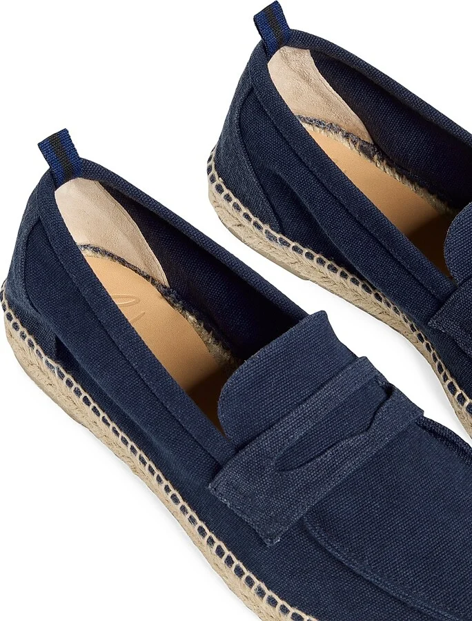 Men's Nacho Espadrille Penny Loafers - Canvas Azul Oxford - Size 8 - Image 3
