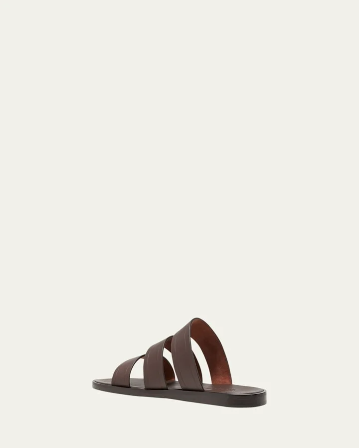 Men's Naha Seawalk Leather Slide Sandals - Image 5