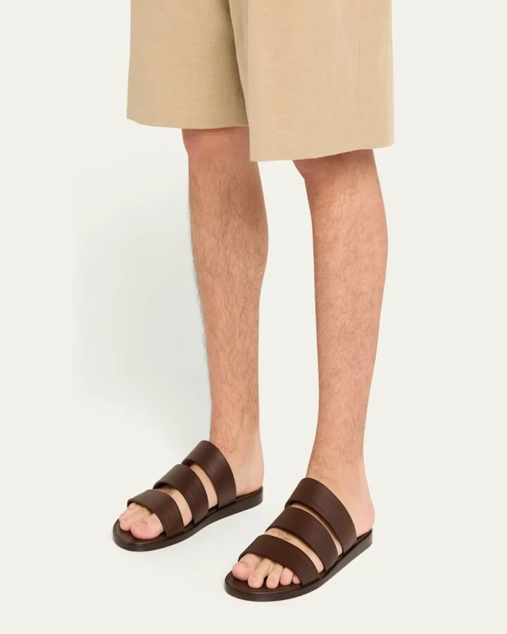 Men's Naha Seawalk Leather Slide Sandals - Image 6