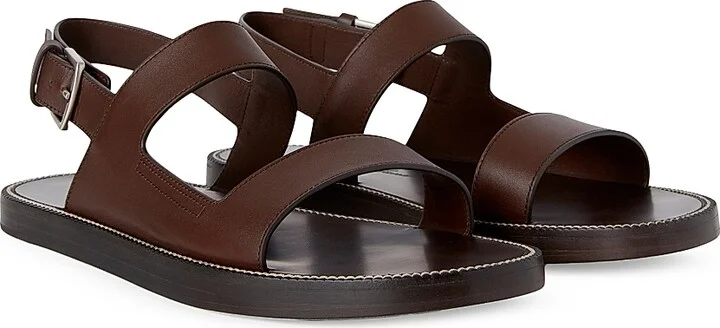 Men's Nama Walk Silky Leather Sandals - Testa Di Moro - Size 8 - Image 2