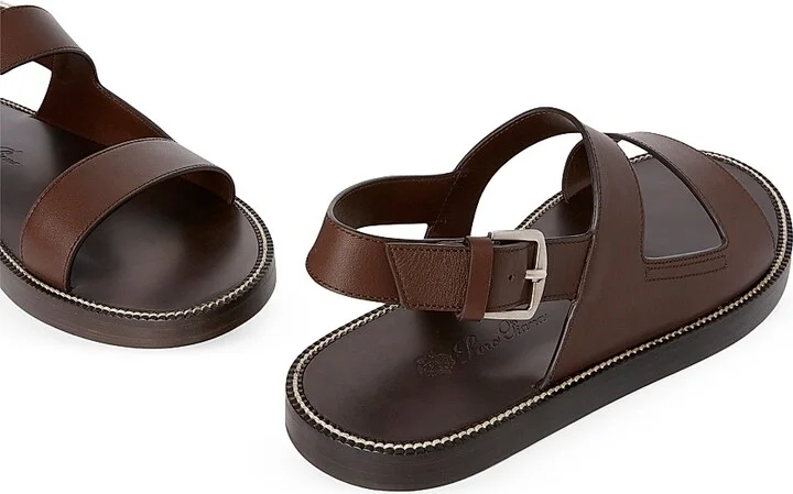 Men's Nama Walk Silky Leather Sandals - Testa Di Moro - Size 8 - Image 6