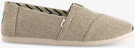 Mens Natural Alpargata Canvas Espadrilles Eur 42 / 8 Uk Men